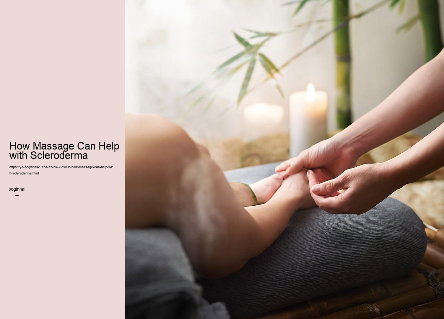 How Massage Can Help with Scleroderma